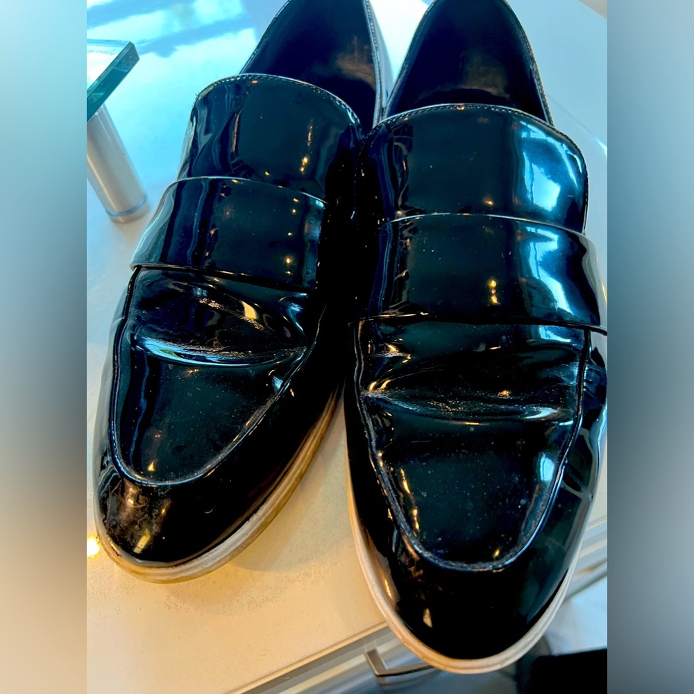 Black Calvin Klein women’s loafer